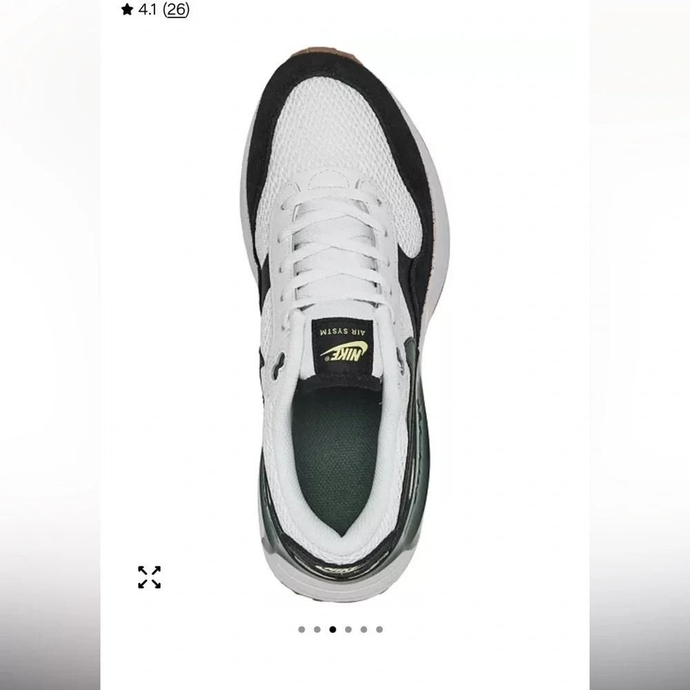 Nike Men’s Air Max White Black Green & Brown Trainer